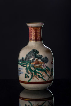 30 year old Saki bottle with ornate decoration