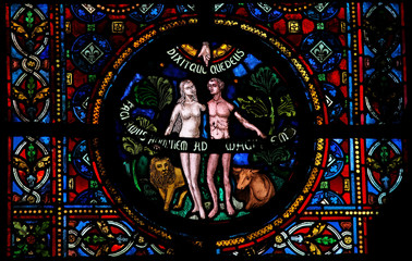 Obraz na płótnie Canvas Creation of Adam and Eve - Genesis