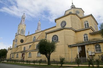 Cathedral of Castro, Chiloe Isand, Chile