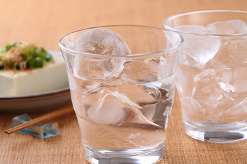 焼酎のロック