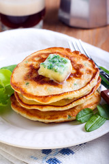 Sweetcorn pancakes