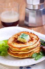 Sweetcorn pancakes
