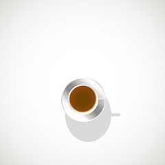 coffee cup brochure, easy all editable