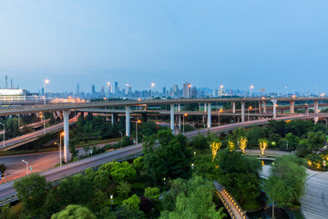 Fototapeta premium overpass at night