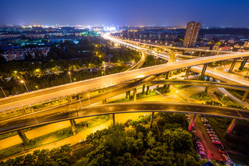 Obraz premium overpass at night