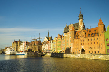 Fototapeta na wymiar historic city of Gdansk, Poland.