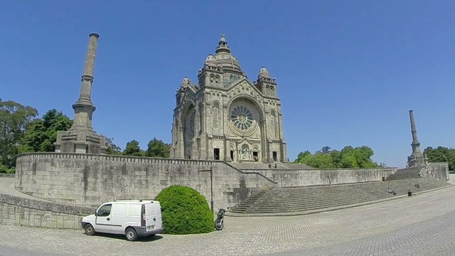 Santa Luzia basilic in Viana do Castelo (north Portugal)