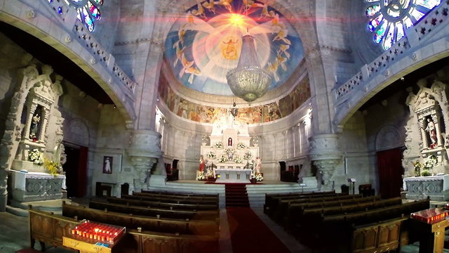 Santa Luzia basilic in Viana do Castelo (north Portugal)