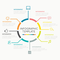 Modern Infographics circle