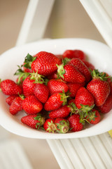 Fresh strawberry fruit diet summer