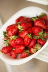 Fresh strawberry fruit diet summer
