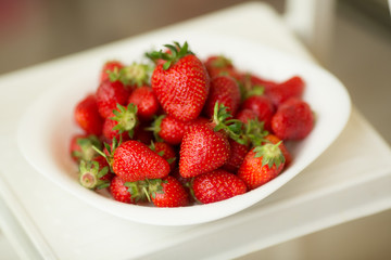 Fresh strawberry fruit diet summer