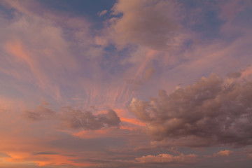 Naklejka na ściany i meble Sky and Clouds at Sunset