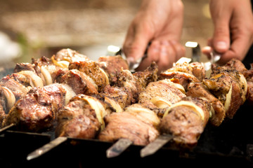 kebabs on a skewer