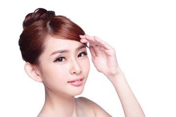 Obraz premium beautiful Skin care woman Face