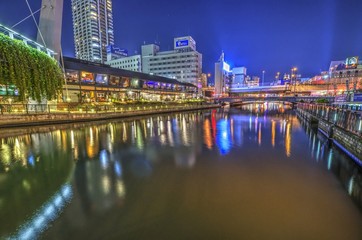 Naklejka premium 街の風景/HDR