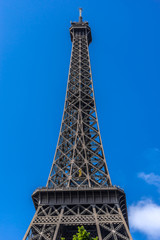 Tour Eiffel (Eiffel Tower) located on Champ de Mars in Paris.