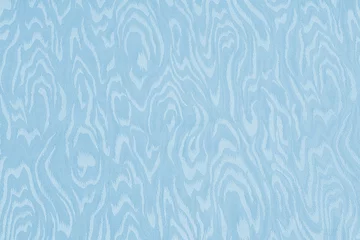 Photo sur Plexiglas Poussière Light blue silk damask fabric with moire pattern