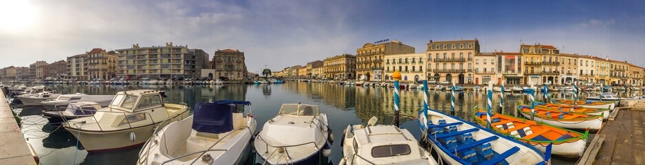 Canals à Sète, Languedoc