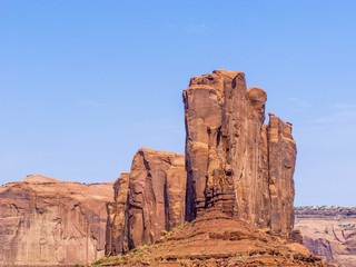 Fototapeta premium Camel Butte is a giant sandstone formation in the Monument valle