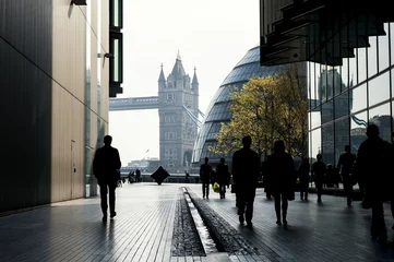 Deurstickers Londen uitzicht © Cla78