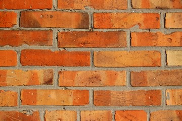 Detail of old vintage brick wall