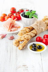 Grissini bread sticks
