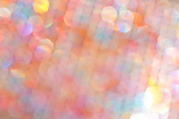 Vintage style abstract blur bokeh light. Defocused background.