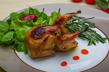 Roasted Quail