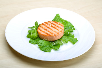 Salmon burger cutlet