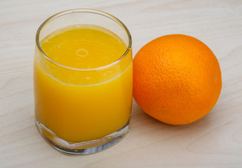 Fresh orange juice