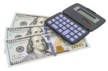 business concepts. money with calculator