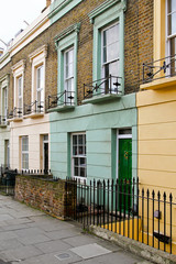 Naklejka premium Colour houses