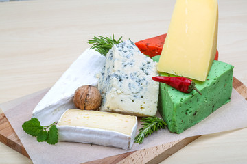 Assortment cheese