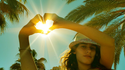 Girl with heart