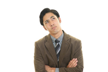 苦悩するビジネスマン