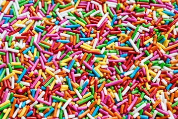 Sugar sprinkle dots, decoration for cake and bekery