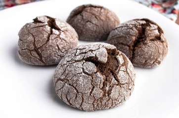 Homemade chocolate cookies
