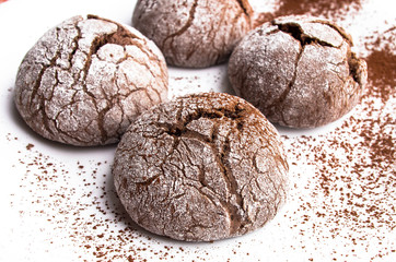 Homemade chocolate cookies
