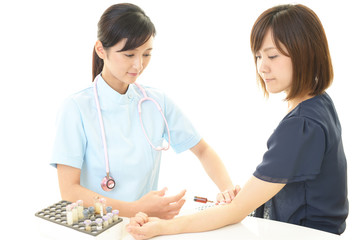 看護士と患者