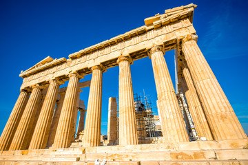 Obraz premium Parthenon temple in Acropolis