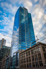 Obraz premium Modern building in downtown Seattle, Washington.