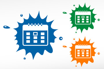 Calendar organizer - color blob