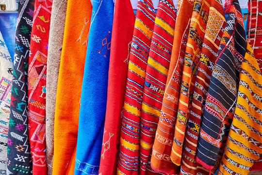 Traditional market in Chefchaouen, Morocco