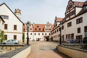 Fototapeta na wymiar Romantisches Schloss in Glauchau