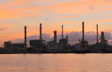 Fototapeta premium Oil refineries in Thailand.