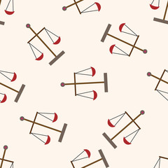 judge balance , cartoon seamless pattern background