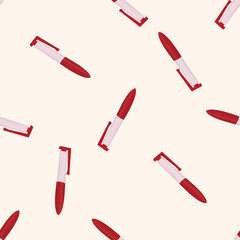 stationery pen , cartoon seamless pattern background