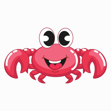 Cute Pink Crab