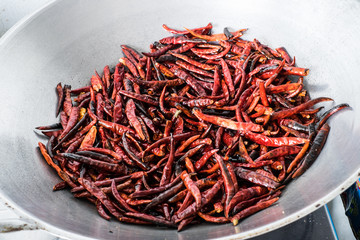 Chilli dry in the pan